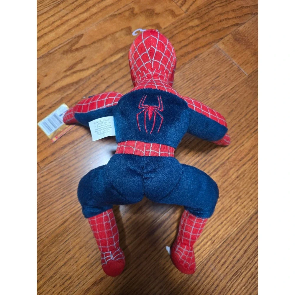 Marvel Spider-Man 2 Movie Plush 2004 Toy Biz Red Blue Collectible Figure NWT